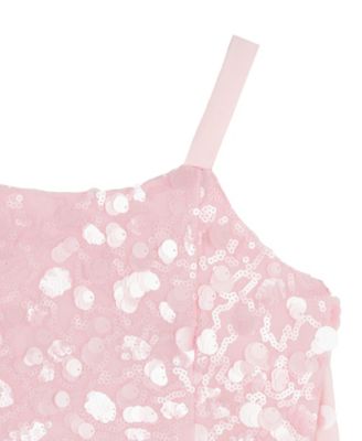 Girls 7-16 Sequin Mesh A-Line Dress