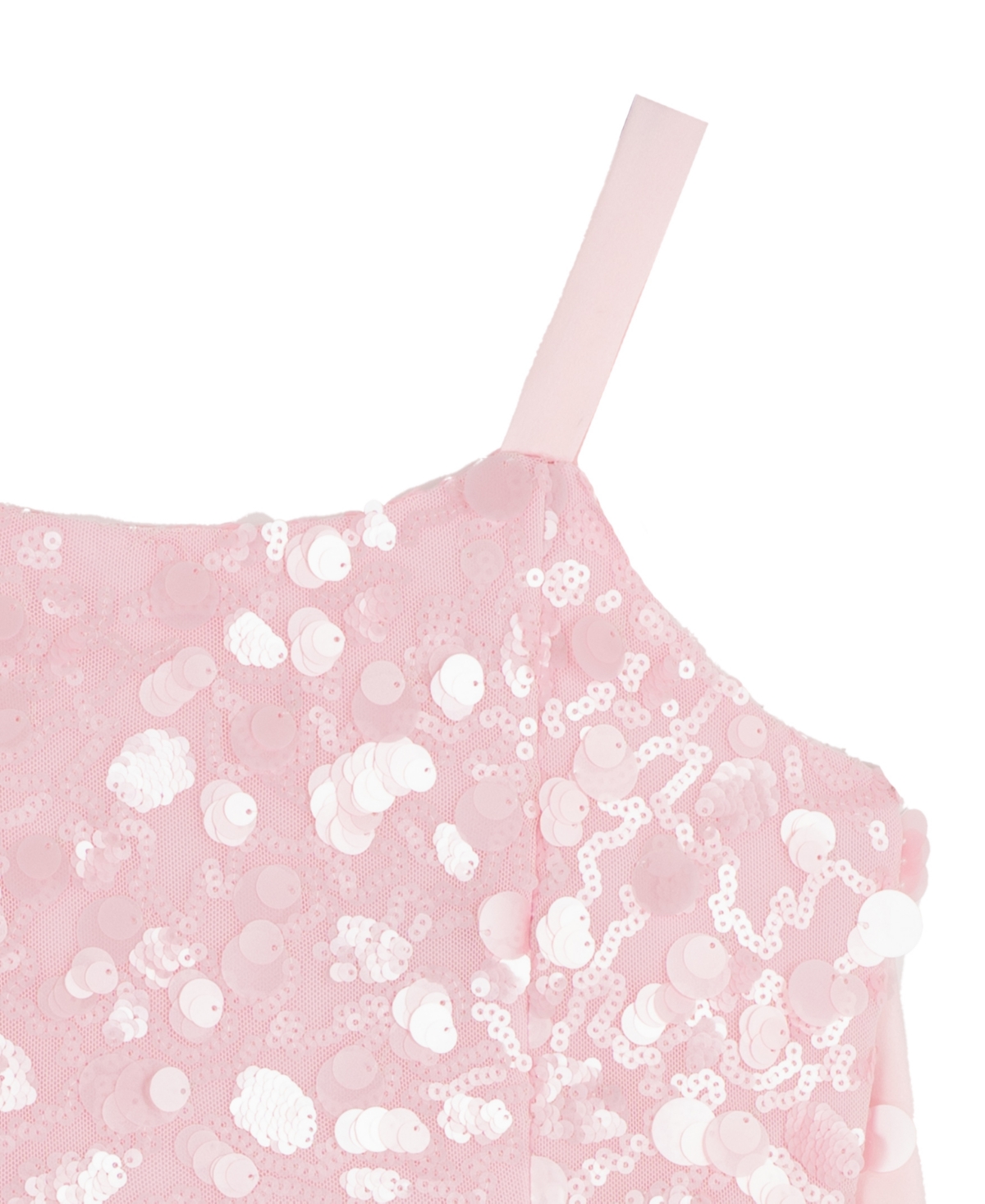 Rare Editions Girls 7-16 Sequin Mesh A-Line Dress