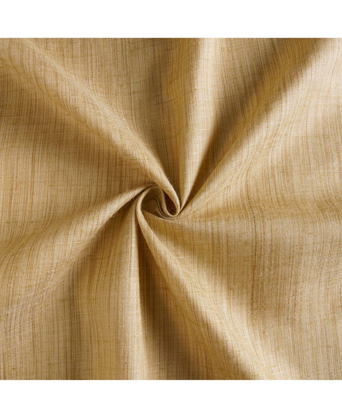 Rustic Weave Linen Curtains (2 Panels) Sheer Window Panel Set, Rod Pocket Curtains