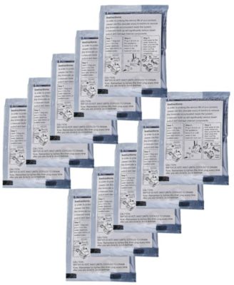 Upright Garment Steamer Descaling Packets for Mineral Build-Up, 10 Piece