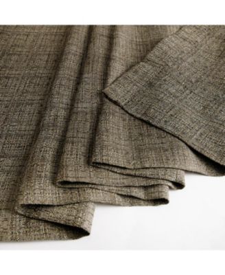 Raw Weave Linen Curtains (2 Panels) Window Curtains and Drapes, Rod Pocket Bedroom Curtains, 50 inches Wide Linen Drapes.