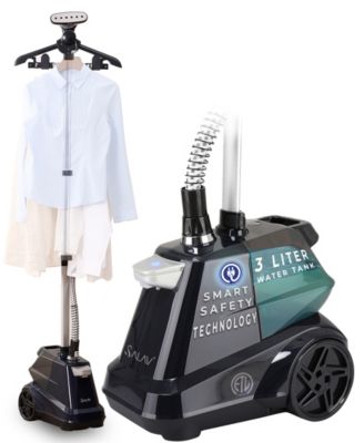 Commercial-Grade Smart Auto Shut-Off 1800W Garment Steamer with Pedal Control and Low-Water Alert