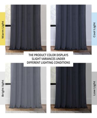 Grommet Signature Velvet Blackout Curtain