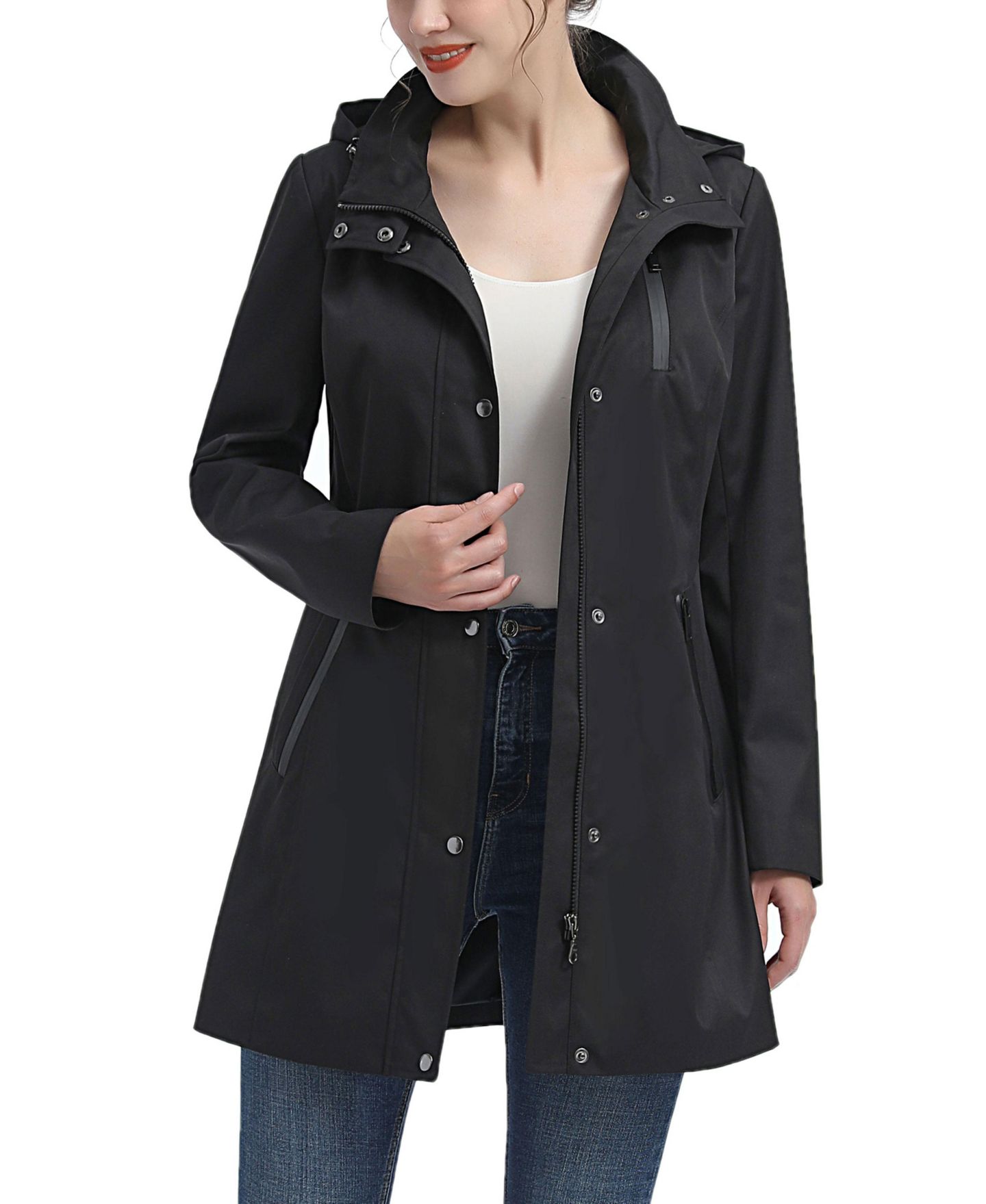 Женская куртка kimi + kai Hooded Anorak, цвет: Чёрный — фото 4