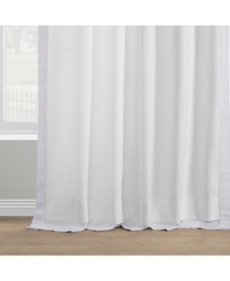 Italian Faux Linen Room Darkening Curtain