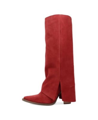 Women's Buckle Bunny Suede Leather Boot