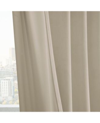 Simply Velvet Room Darkening Curtain Pair (2 Panels)