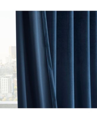 Simply Velvet Room Darkening Curtain Pair (2 Panels)