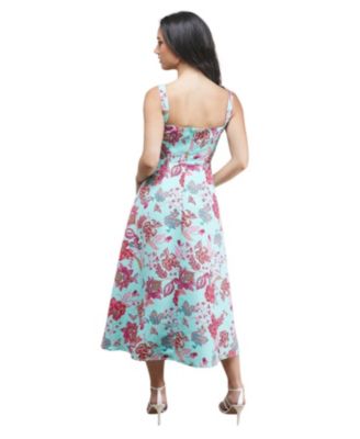 Women's Strappy Midi Prom Dress