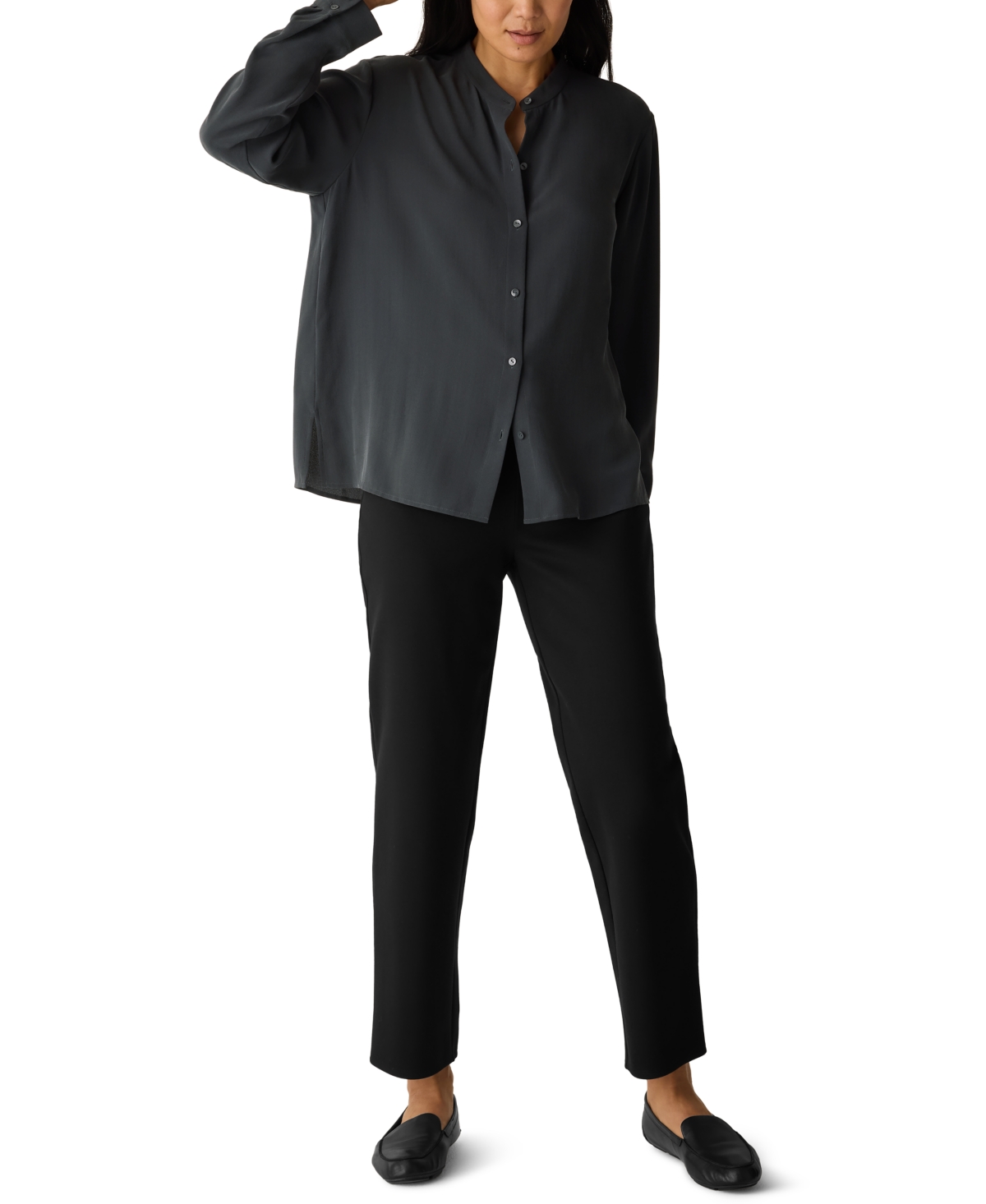 Eileen Fisher Women's Straight-Fit Ankle Leg Pants, Regular and Plus