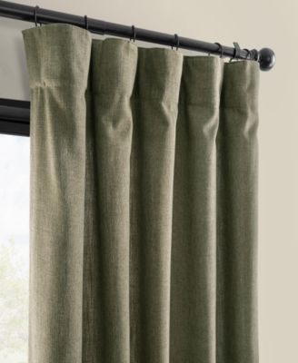 Simply Faux Linen Light Filtering Curtain Pair (2 Panels)