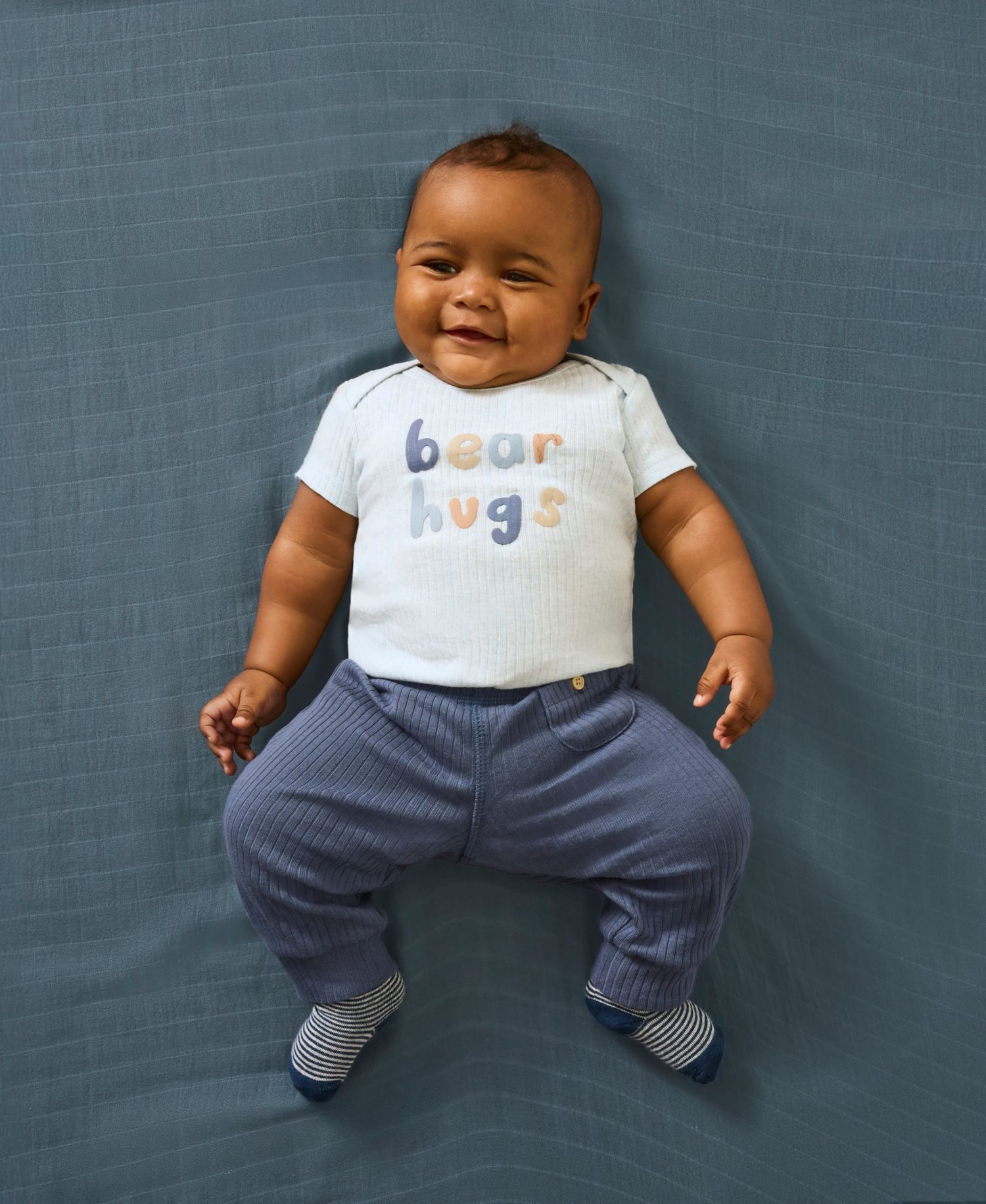 Baby Boys' Short-Sleeve Bodysuits, 3-Pack Set