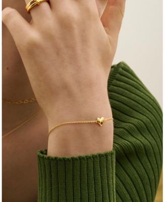 Hammered Heart Bracelet