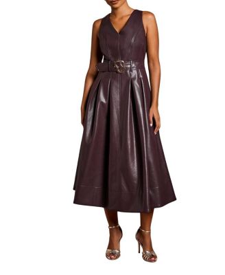 Women's V Neck Sleeveless Dress