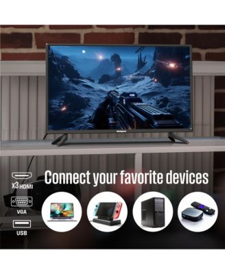 Electronics24 Inch 720p HD LED TV with Built in DVD Player Non-Smart Flat Screen HDMI USB Compatible with Fire Stick Apple TV Smart TV