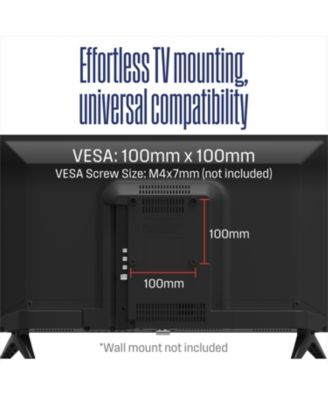 24" Roku Smart TV – 720p HD LED with Wi-Fi, Flat Screen Compatible with Apple HomeKit, Alexa, Google Assistant