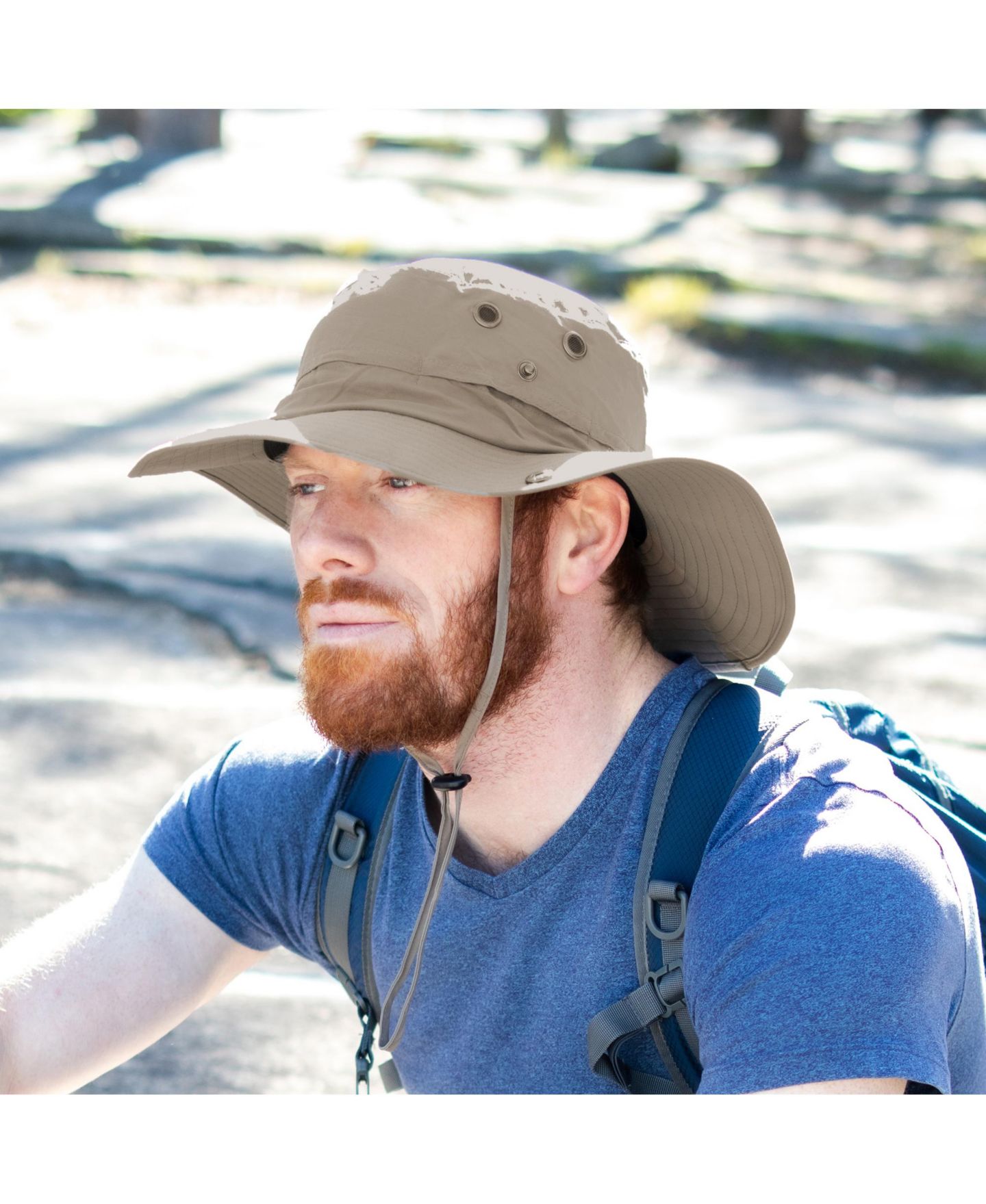 Мужской головной убор Kanut Sports Unisex Denali Multifunction Boonie Hat, цвет: Коричневый — фото 2