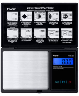 AWS 220g  220g x 0.01g Digital Pocket Scales Series