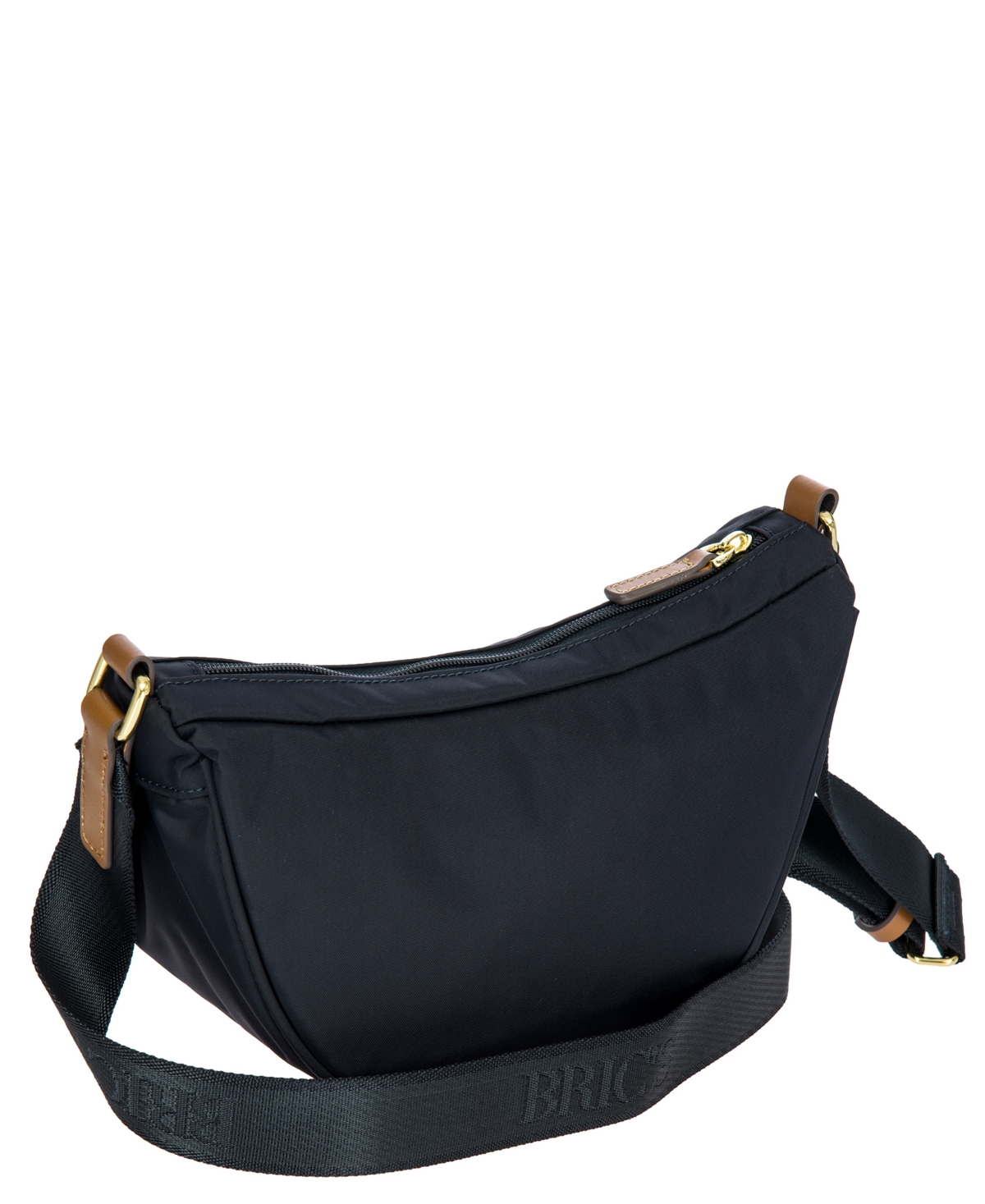 Bric's X-travel Mini Halfmoon Bag In Black