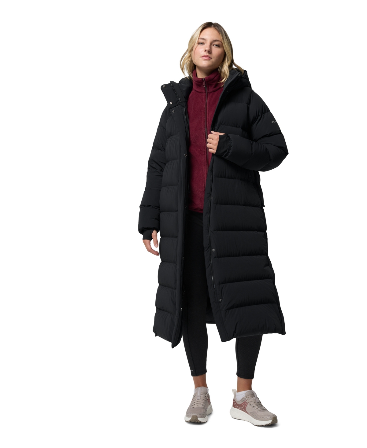 Columbia Women's Amaze Long Hooded Puffer Jacket