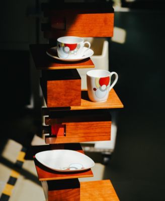 Frank Lloyd Wright Imperial Cabaret Set of 2 (4-Pieces) Cups, 6 oz. & Saucers