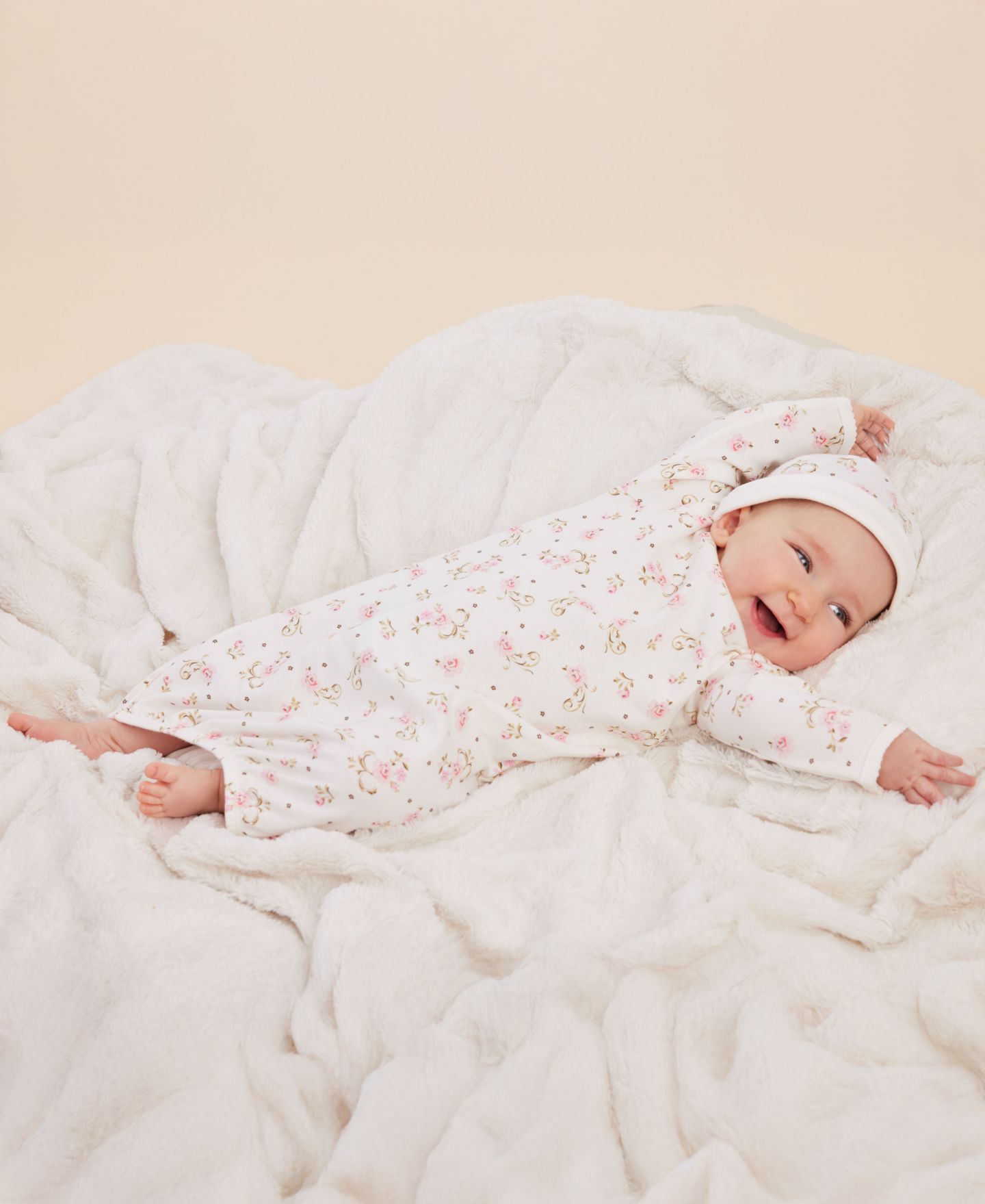 Пижамный комплект, 2 предмета — Little Me, цвет: Слоновая кость — фото 3