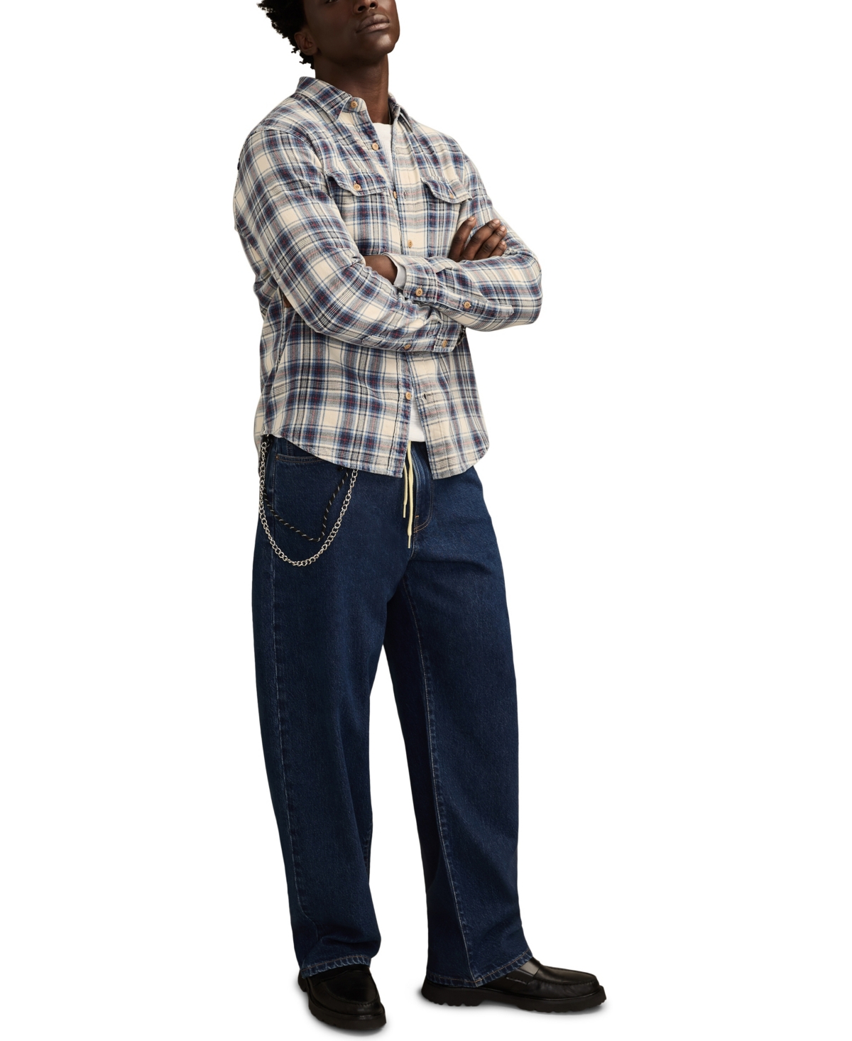 Lucky Brand Men's Long-Sleeve Regular Fit Flannel Shirt