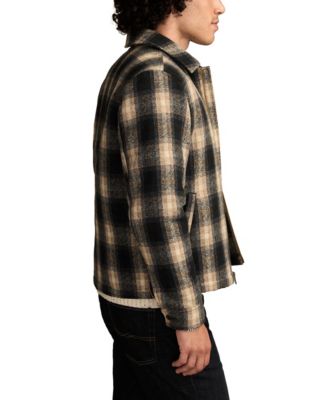 Men's Plaid Long-Sleeve Jacket