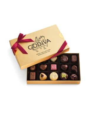 Assorted Chocolate Gift Box with Wine Ribbon, 15 Piece