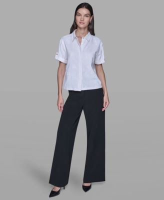 Women's Tonal Embroidered Top