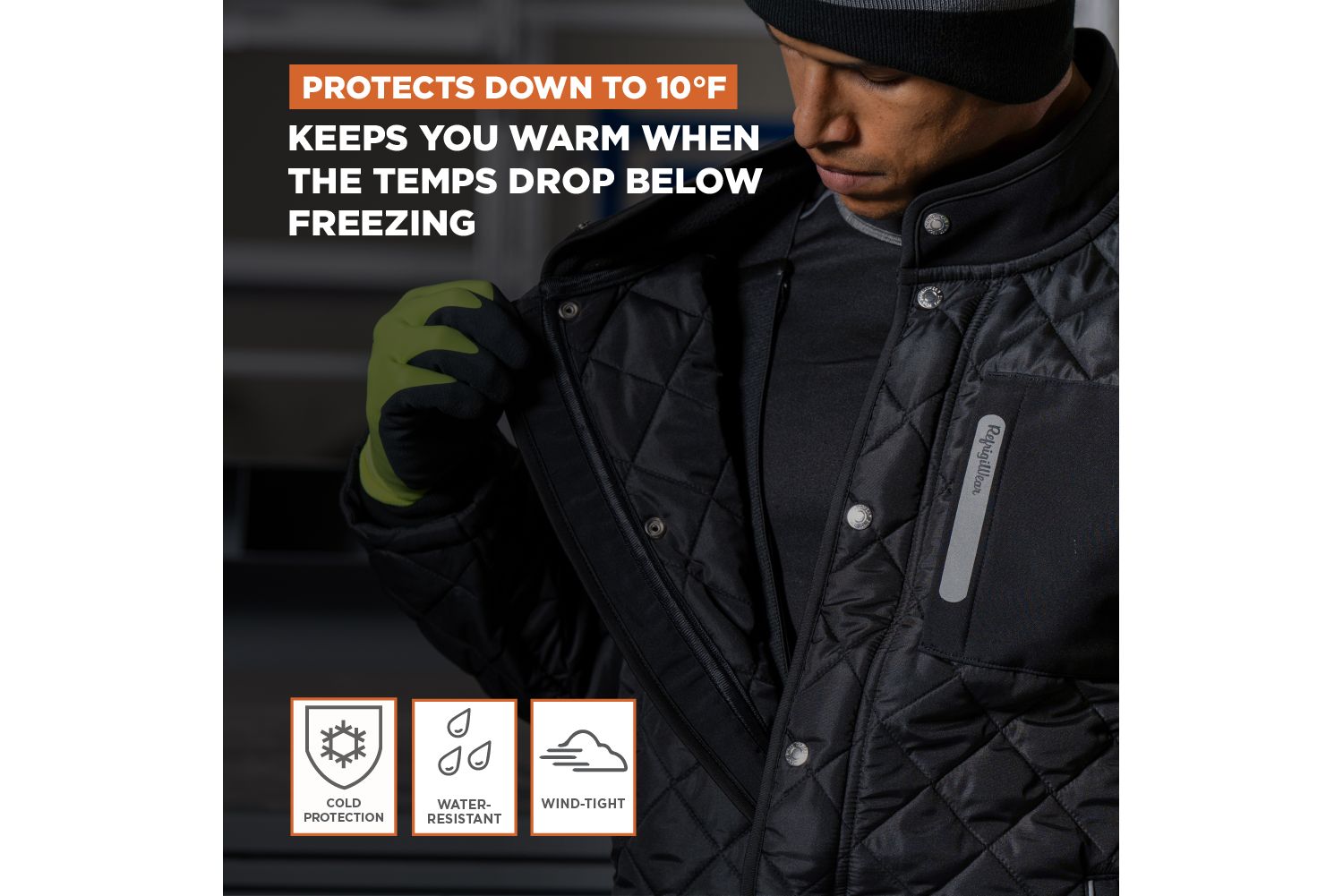 Men's Insulated Diamond Quilted Jacket