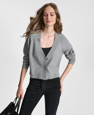 DKNY Jeans - Women's Fashioned Raglan Long-Sleeve Cardigan