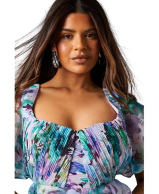 Women's Organza Tiered Dress