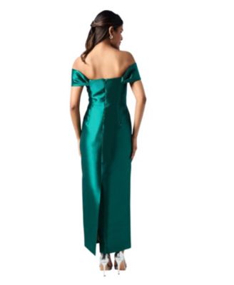 Petite Column Midi Bridesmaid Dress