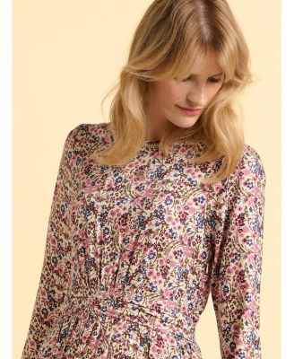 Women's Abloom Long Sleeve Floral Midi Dress