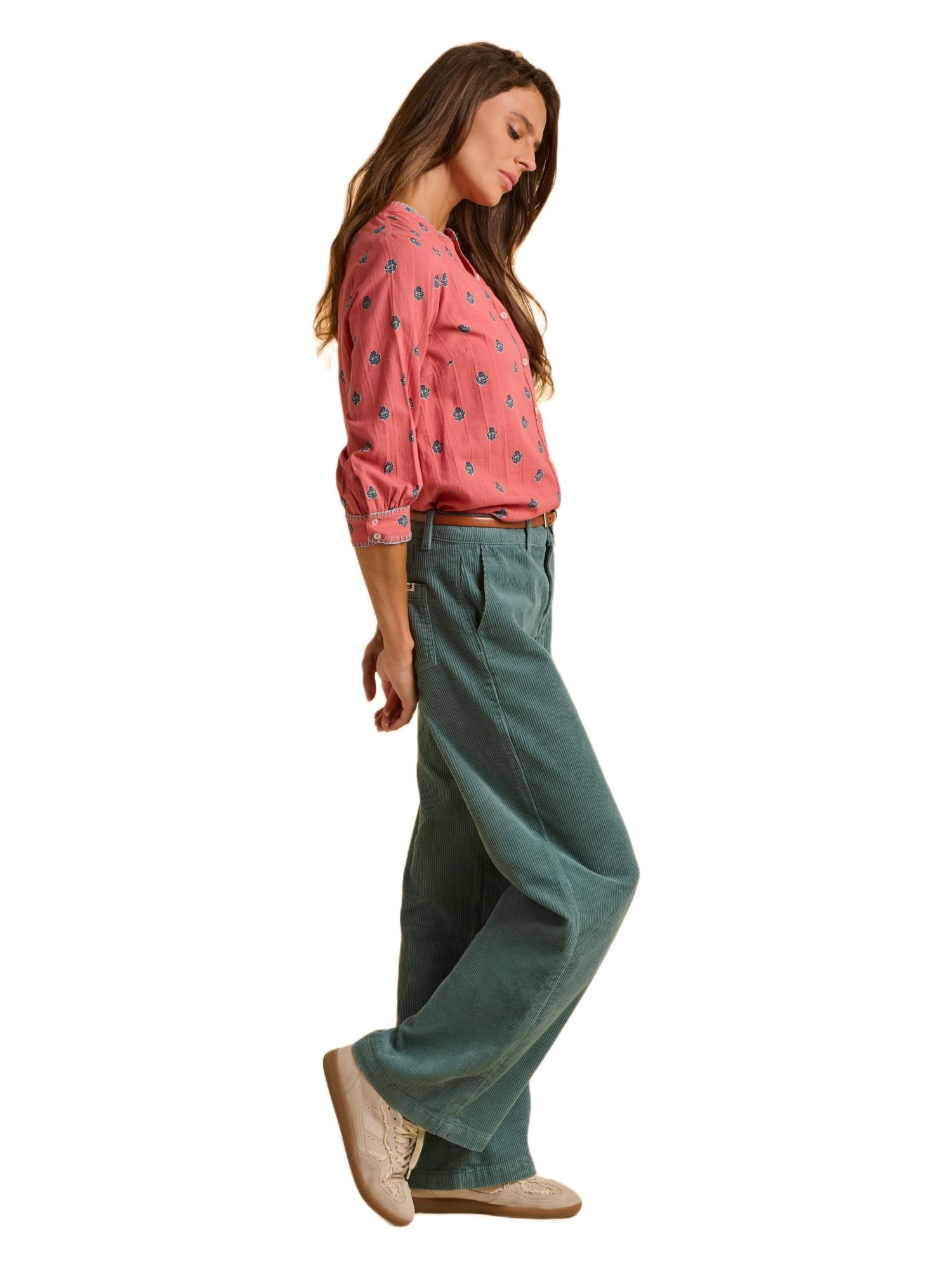 Women's Sara 3/4 Sleeve Round Neck Shirt