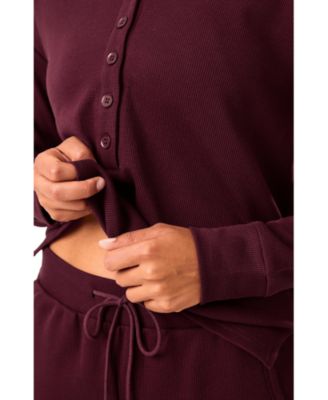 Maternity Waffle Nursing Lounge Set