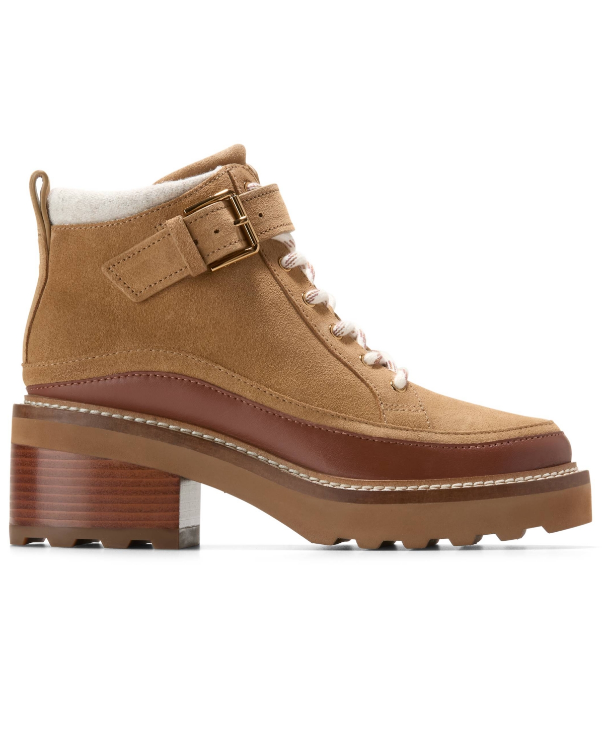 Cole Haan Women's Shibley Lace Up Booties In Brown
