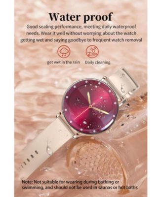 Ultra-thin 1.43" AMOLED Smart Watch With Bluetooth Calling, Health Monitoring,Female Physiological Cycle for Women - Gold