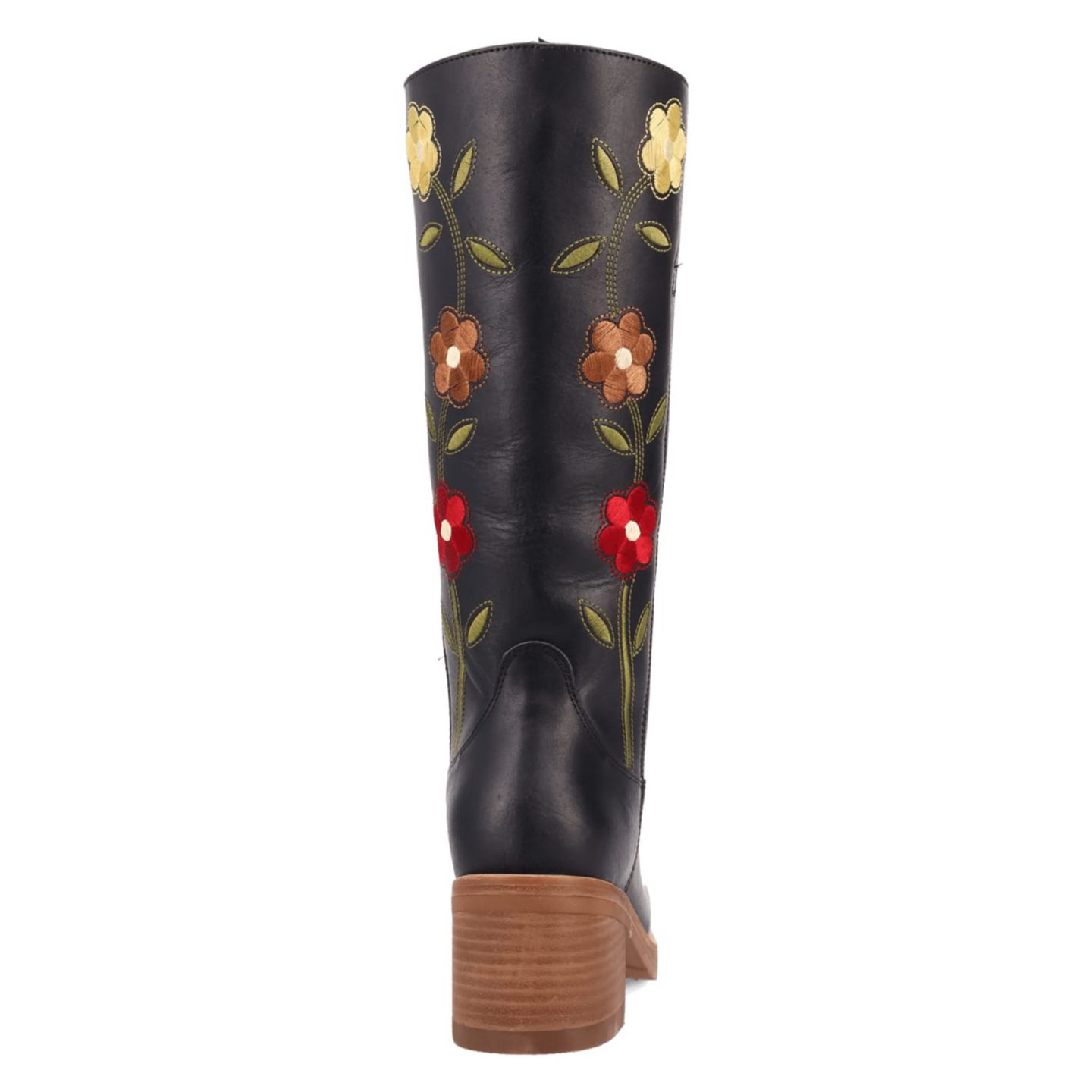 Женские ботинки Dingo Bloom Leather Boot, цвет: Чёрный — фото 2