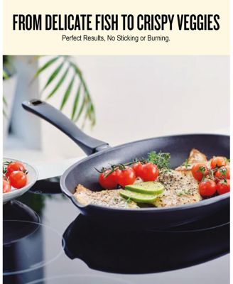 Energy Nonstick Ceramic Fish Pan 13.7" - Lightweight, Easy to Clean Fish Pan