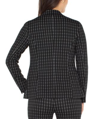 Women's Fitted Single Button Blazer