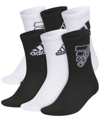 adidas - Youth Cushioned 6-Pack Mixed 2.0 Crew Socks