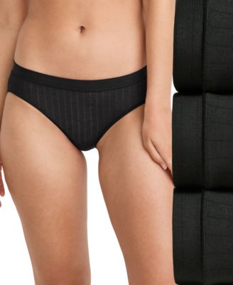 Women's 3-Pack Moderate Coverage Bikini Panties 4809