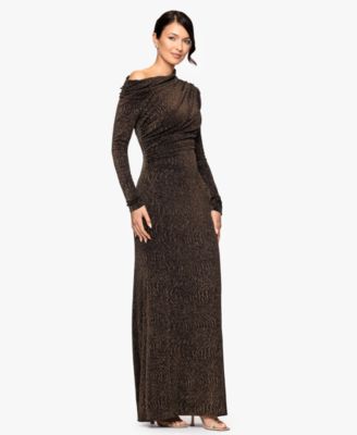 Women's Off-The-Shoulder Long-Sleeve Dress