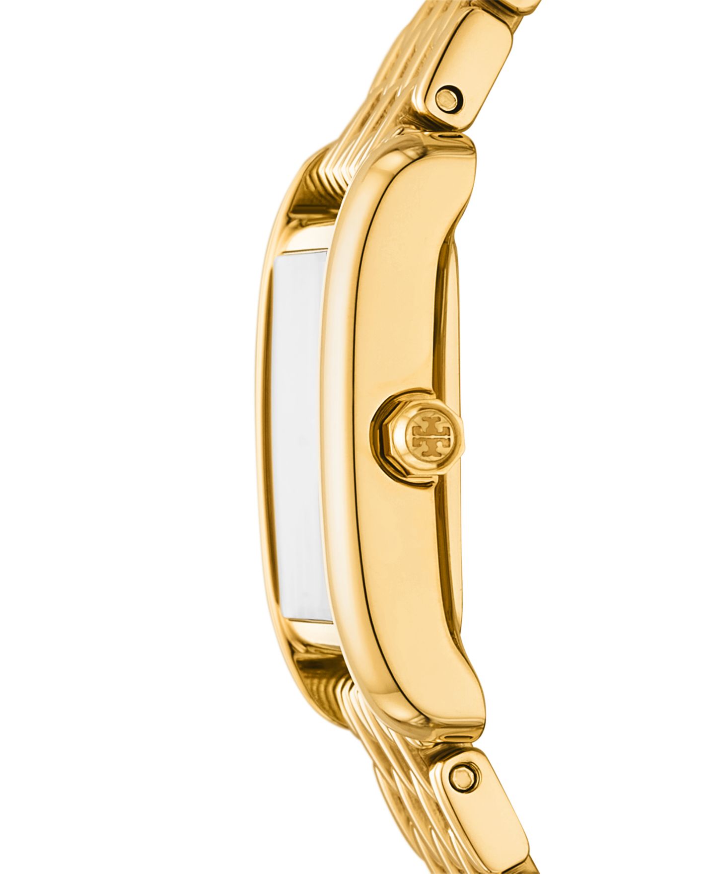 Женские часы Tory Burch The Eleanor Small Quartz Two-Hand Gold Stainless Steel, 20mm — фото 2