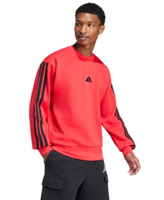Men's Essentials 3-Stripes Fleece Sweatshirt