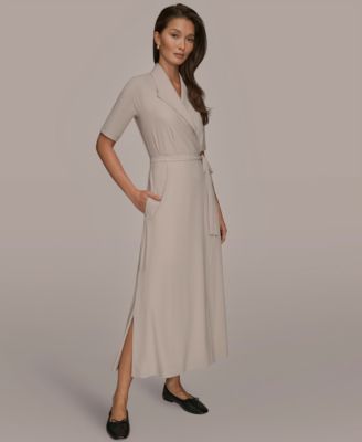 Women's Elbow-Sleeve Collared Polo Dress