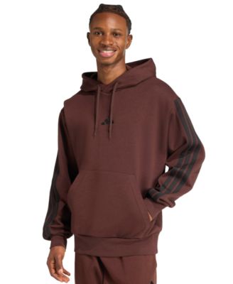Men's Essential Three Stripes Fleece Hoodie