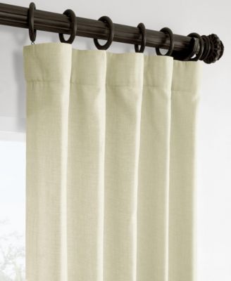 Italian Faux Linen Room Darkening Curtain